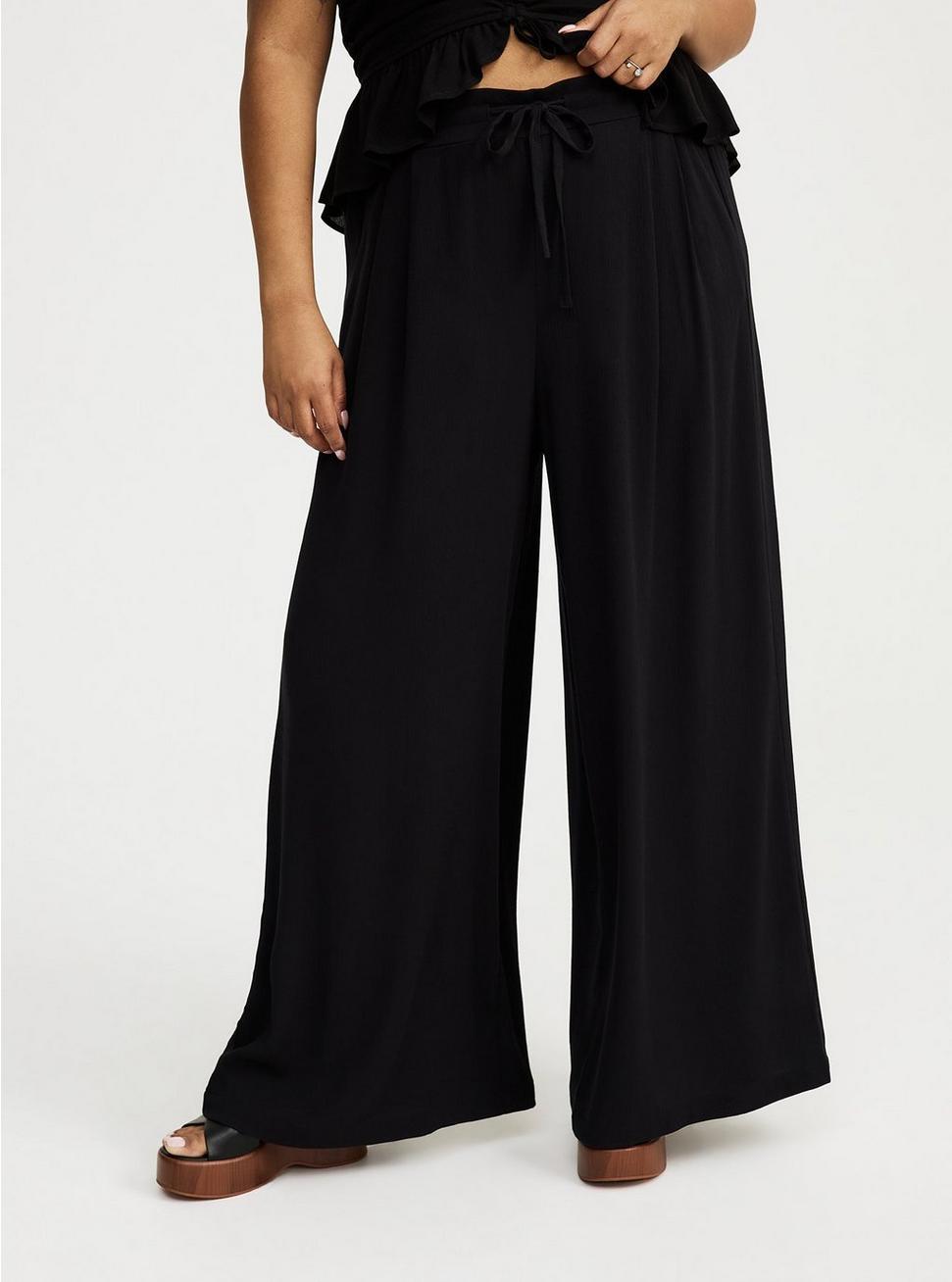 Pull-On Wide Leg Pant Product Image