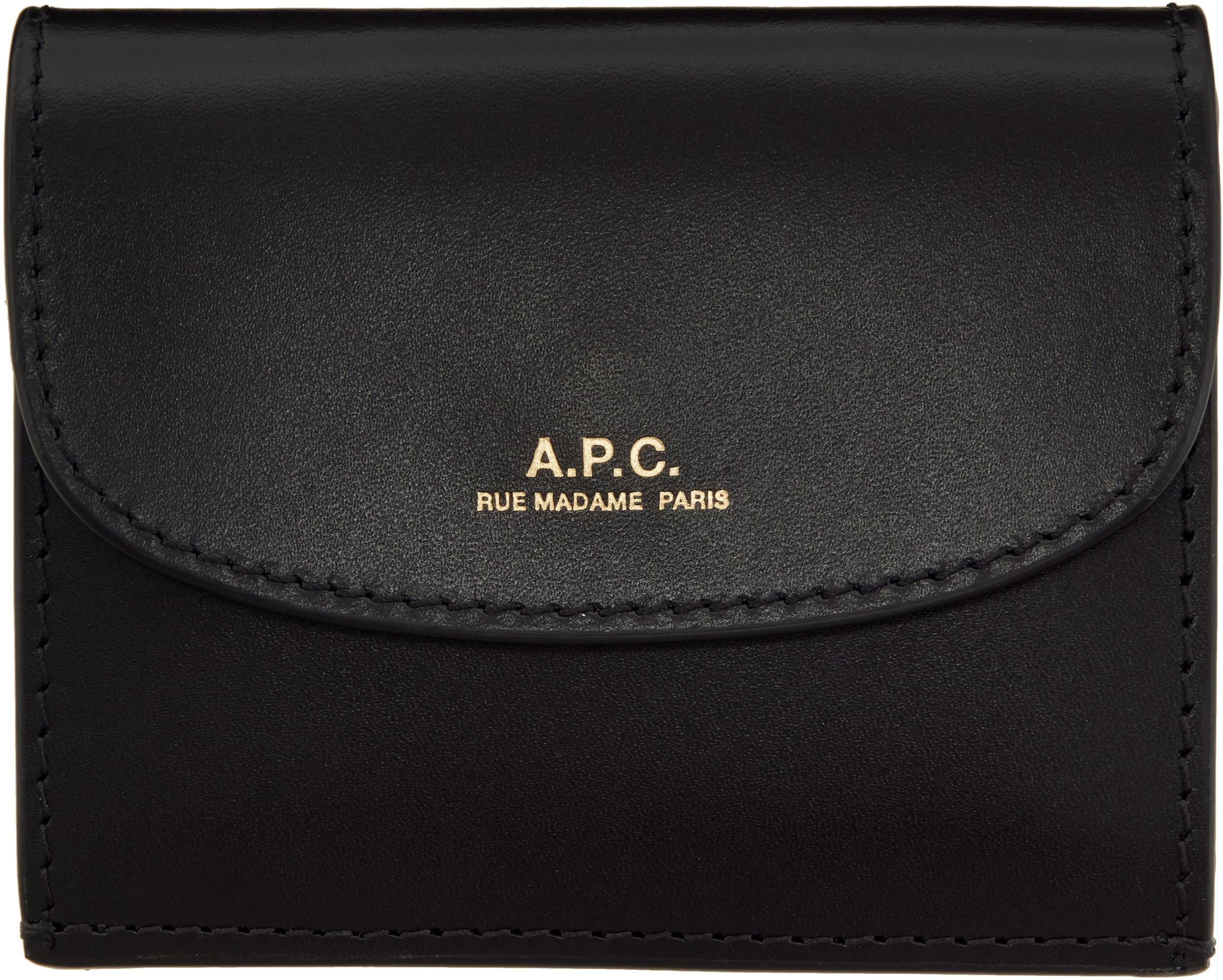 APC Black Genève Trifold Wallet Product Image