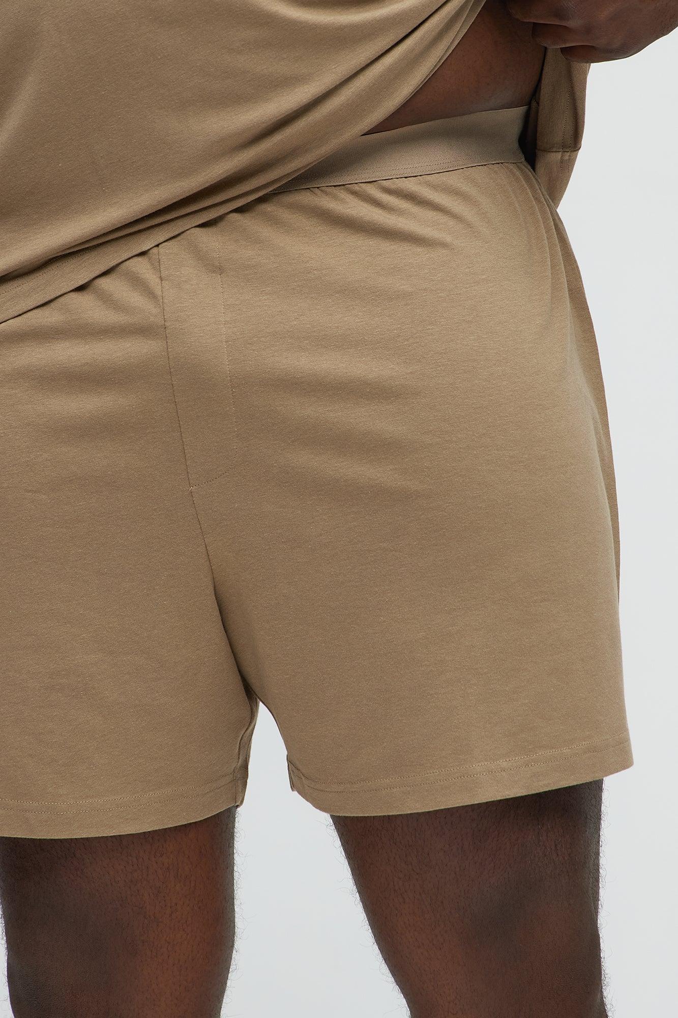 Essential Modal Boxer - Taupe Product Image