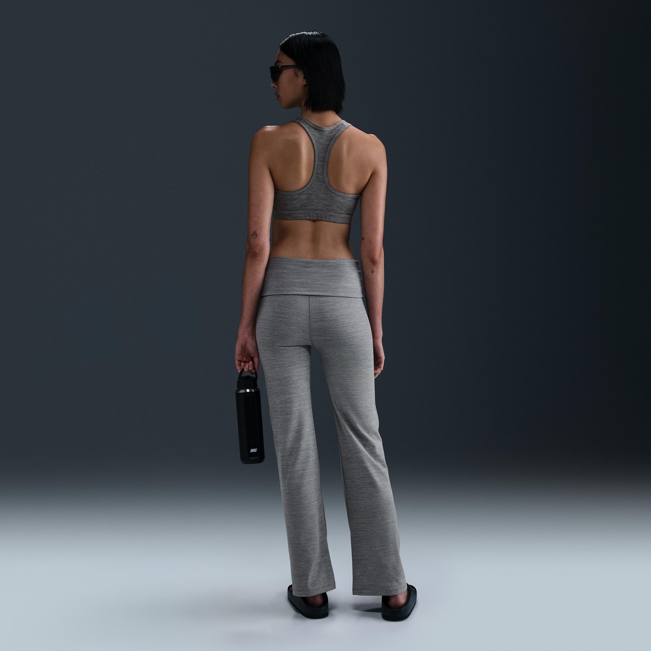 Nike Womens One Dri-FIT High-Waisted Fold-Over Pants | FV7848-084 Product Image