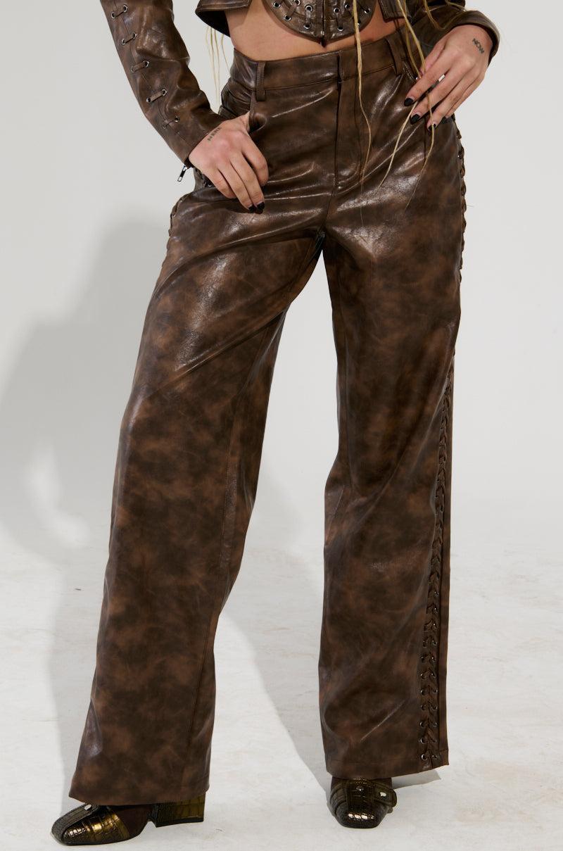 UP TO IT LACE UP TROUSERS Product Image