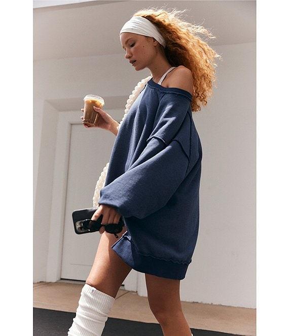 FP Movement One To Beat Boat Neck Long Sleeve Pullover Product Image