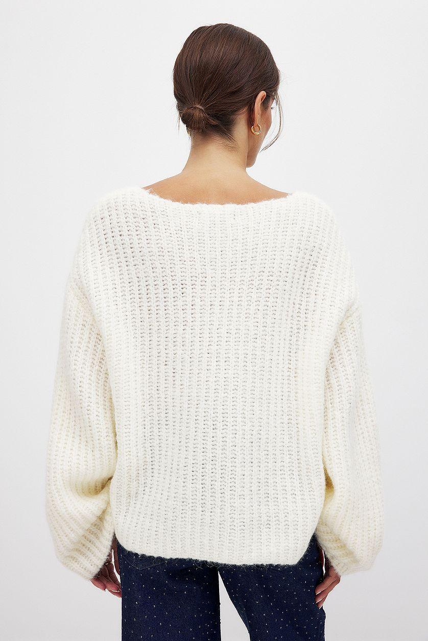 Wool Blend Knitted Sweater Product Image