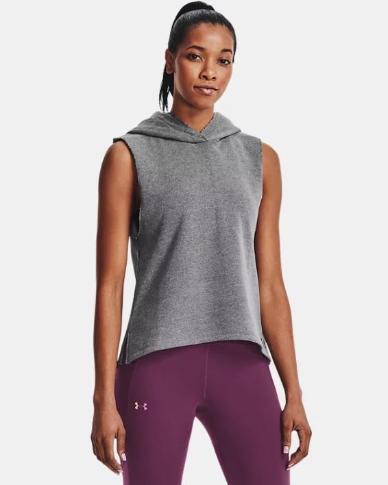 Women's UA Terry Sleeveless Hoodie Product Image