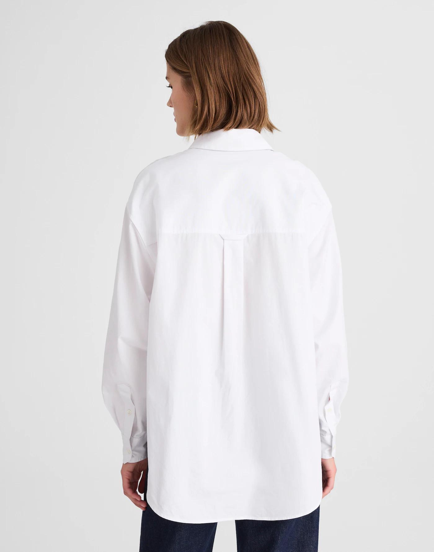 Oxford Oversized Button-Up Shirt Product Image