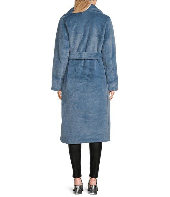 GB Long Belted Faux Fur Jacket Product Image