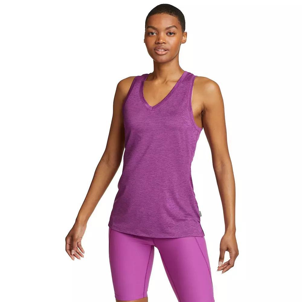 Women's Eddie Bauer Resolution V-Neck Tank Top, Size: Large, Purple Product Image