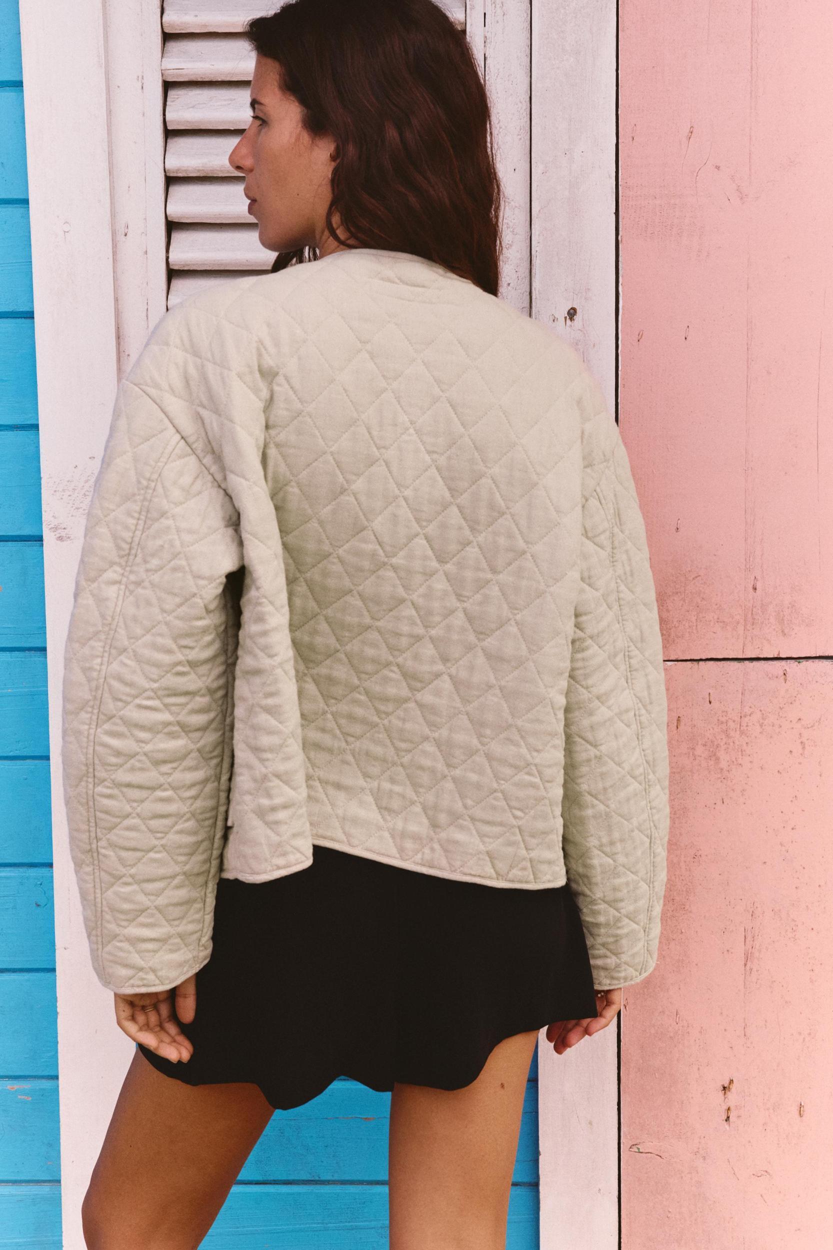 PADDED LINEN JACKET Product Image