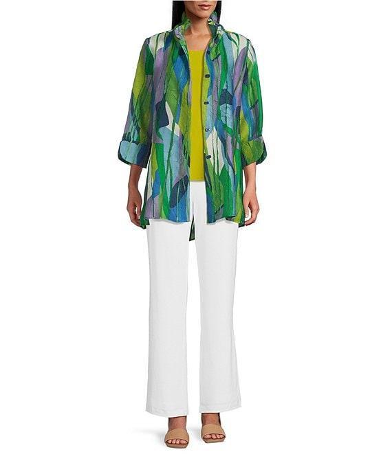 IC Collection Stretch Knit Jersey Scoop Neck Sleeveless Tank Top Product Image