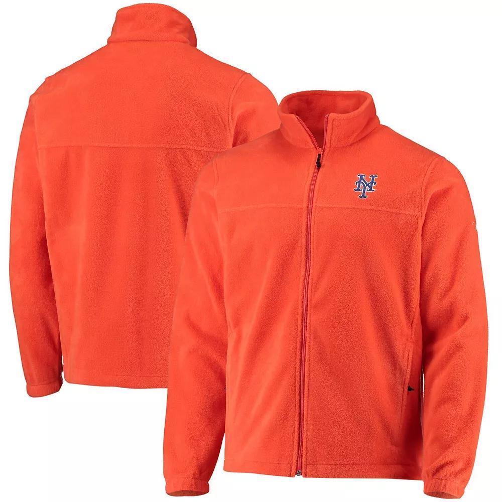 Men's Columbia Orange New York Mets Full-Zip Flanker Jacket, Size: Small Product Image