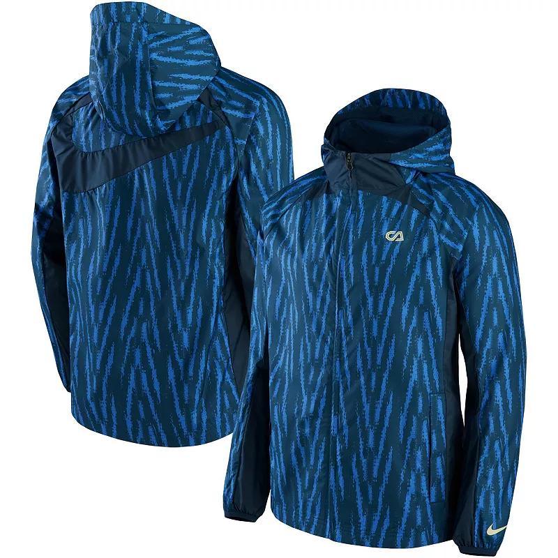 Men's Nike Navy Club America AWF Raglan Full-Zip Jacket,  Product Image