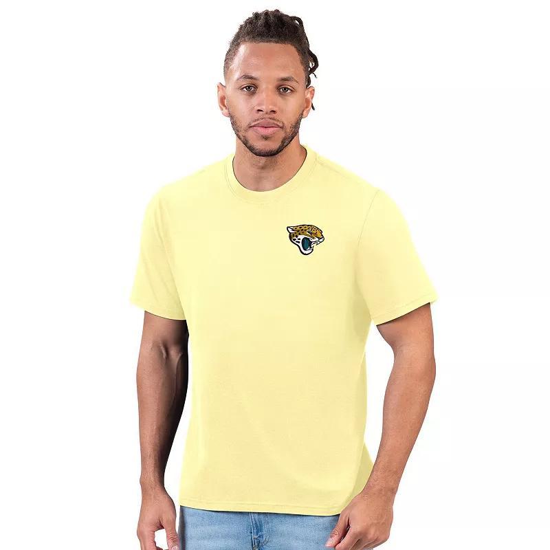 Men's Margaritaville  Yellow Green Bay Packers Pregame T-Shirt, Size: Large Product Image