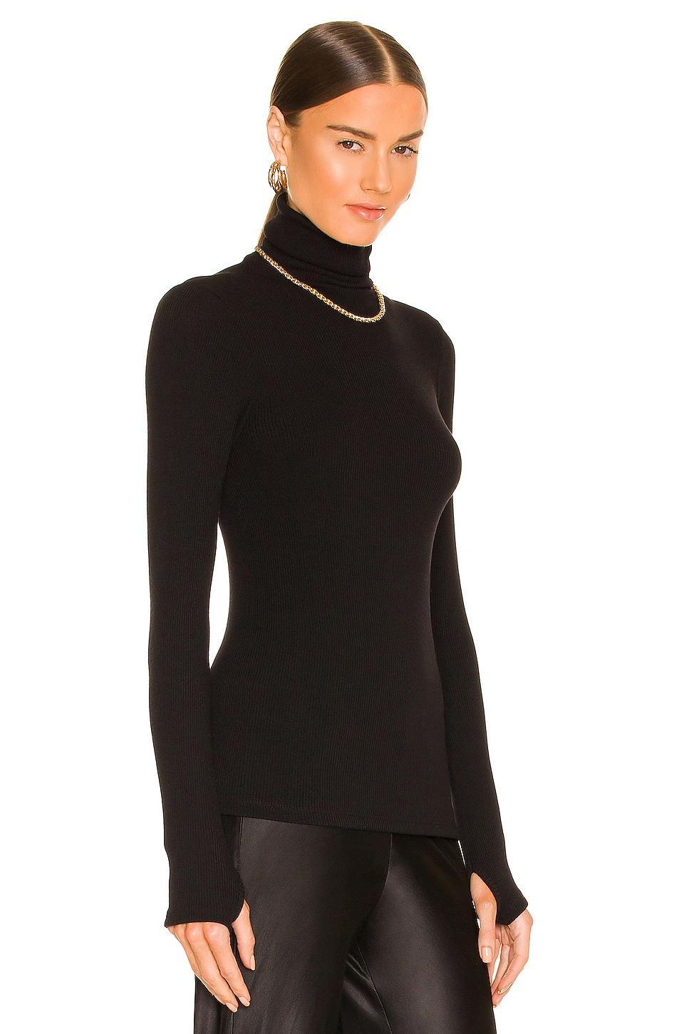 Sweater Knit Long Sleeve Turtleneck Enza Costa Product Image