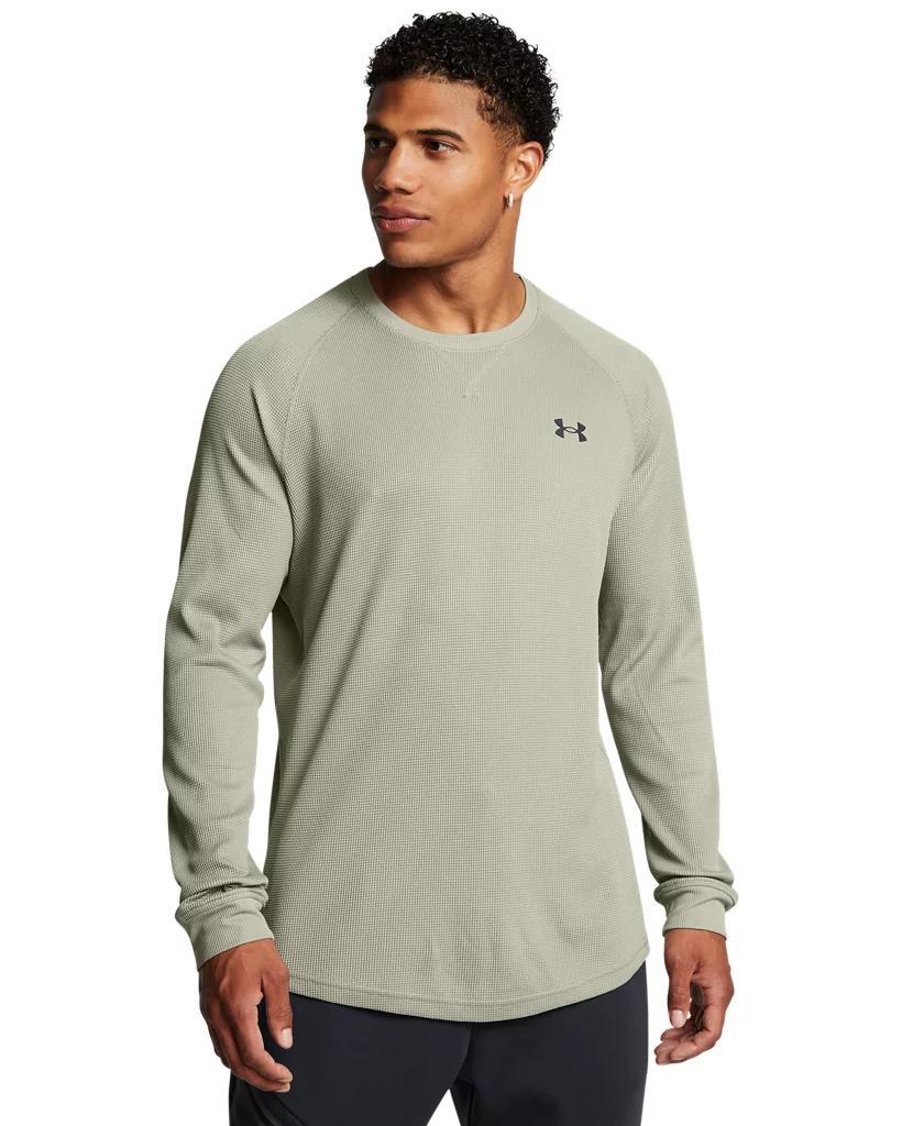 Men's UA Waffle Crew Long Sleeve Product Image