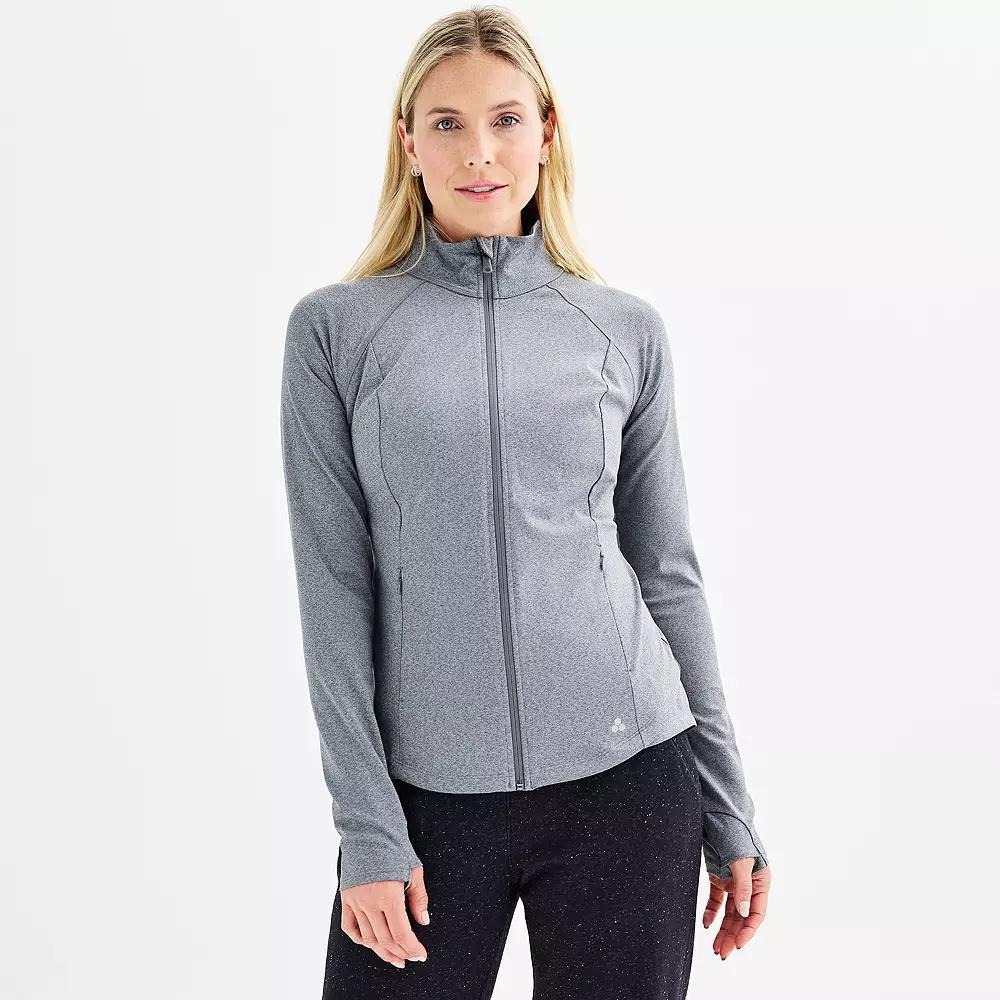 Women's Tek Gear® Ultrastretch Performance Jacket, Size: Small, Grey Sd Product Image