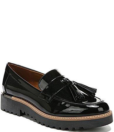 Franco Sarto Carolynn Patent Tassel Lug Sole Platform Loafers Product Image