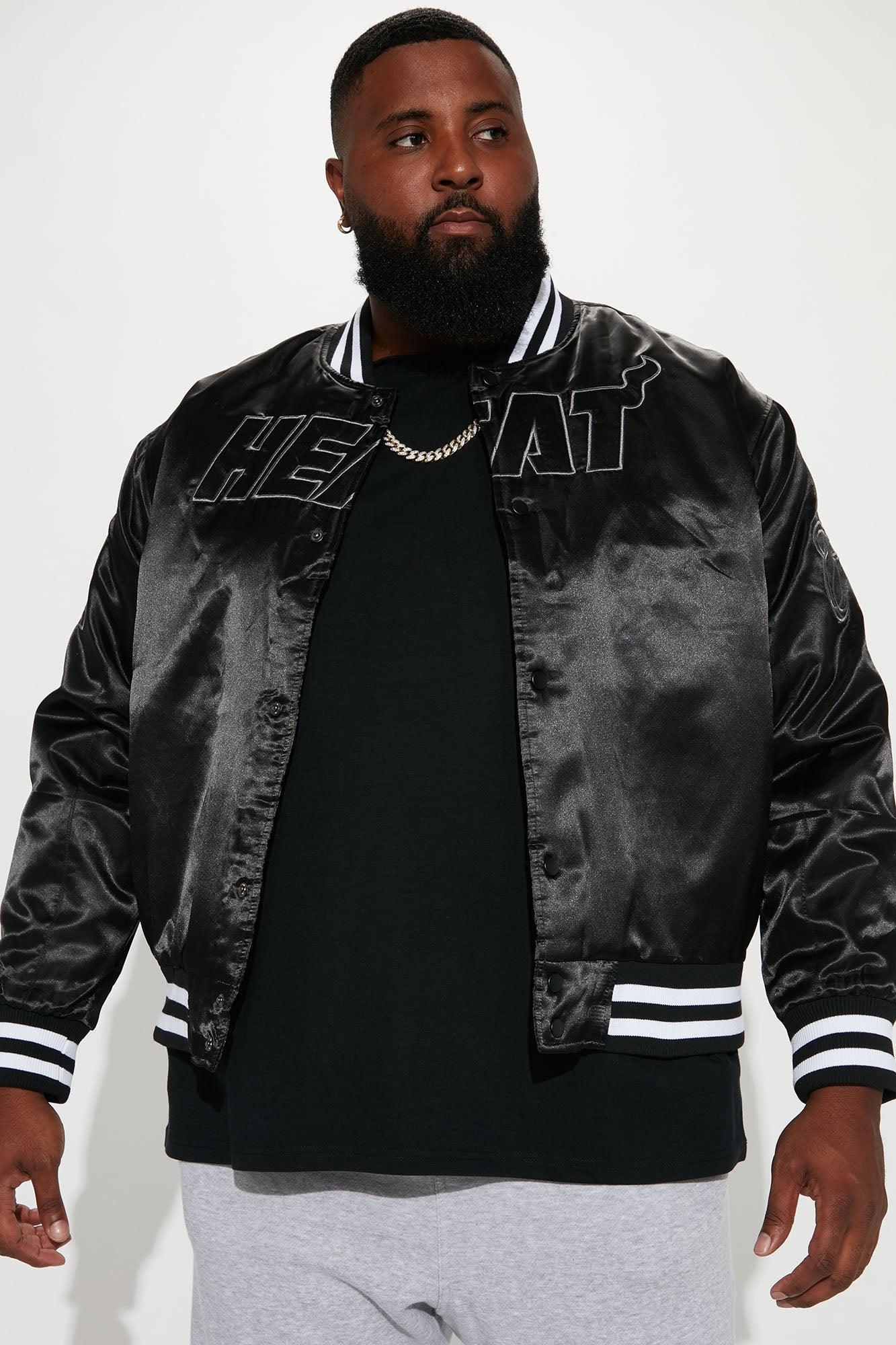 Heat Out Varsity Jacket - Black Product Image