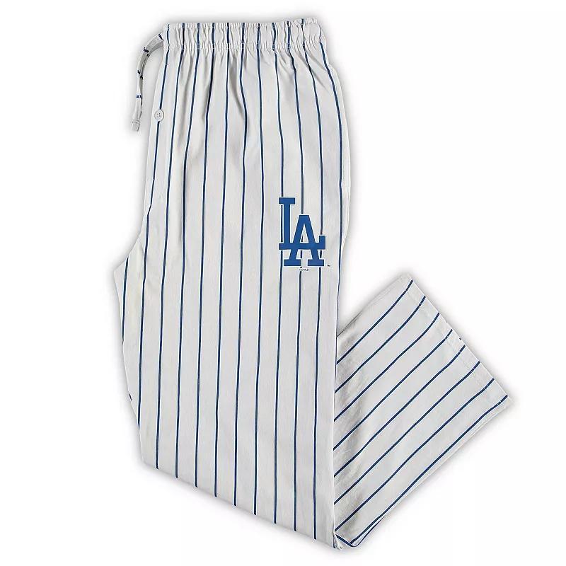 Mens Concepts Sport /Royal Los Angeles Dodgers Big & Tall Pinstripe Sleep Pants Product Image