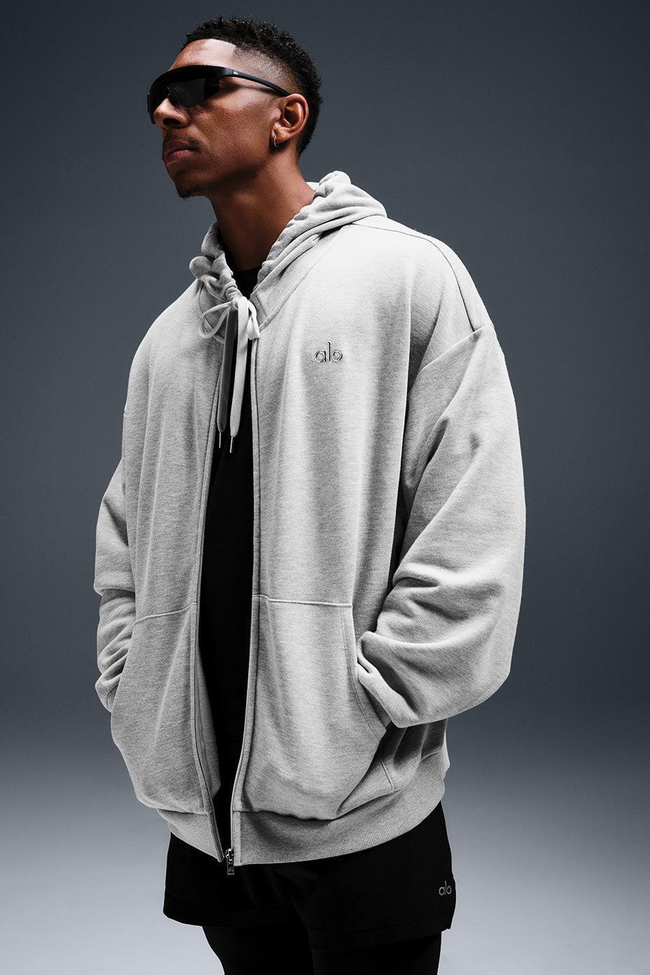 Accolade Full Zip Hoodie - Athletic Heather Grey Male Product Image
