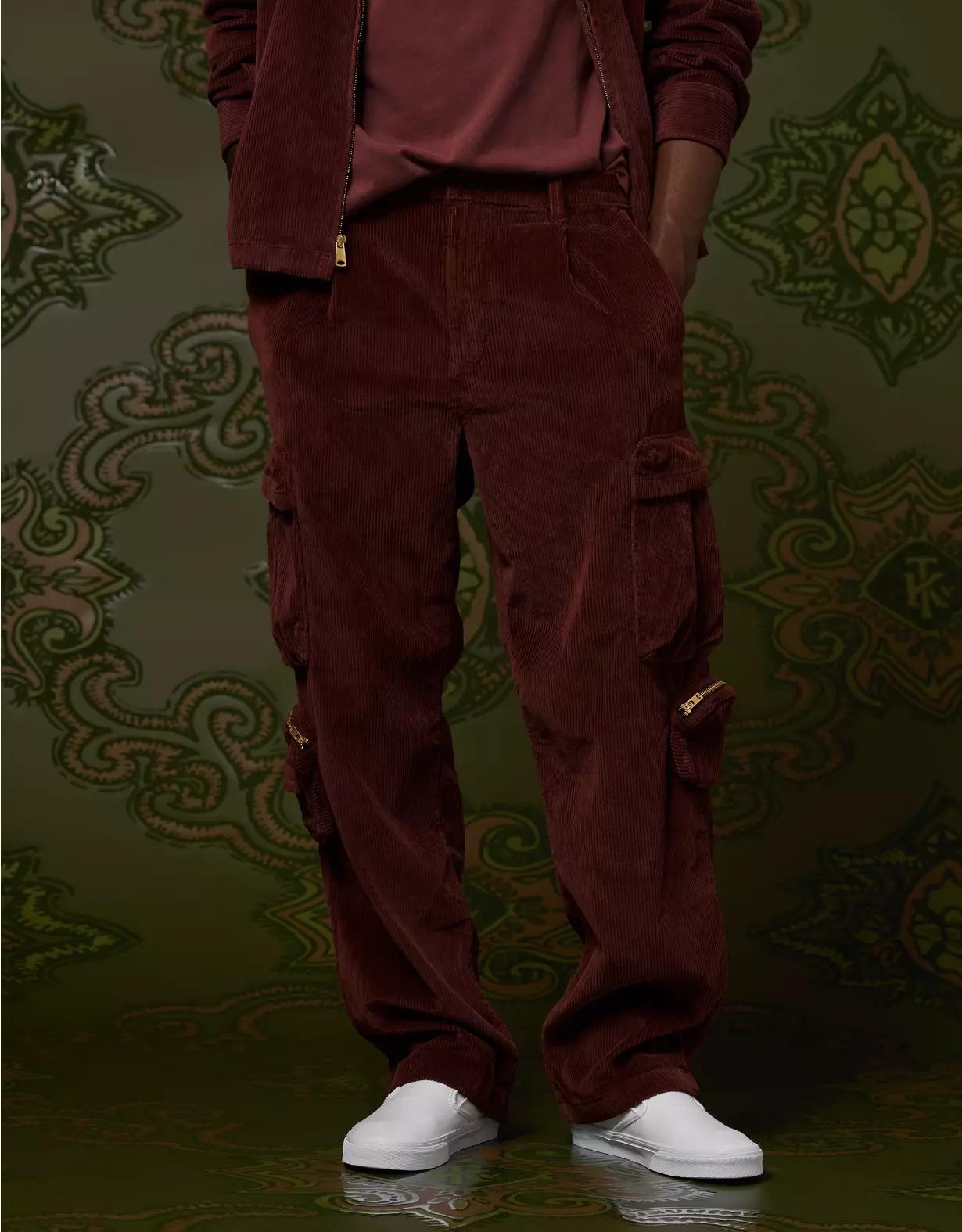 AE x Tru Kolors Relaxed Corduroy Cargo Pant Product Image