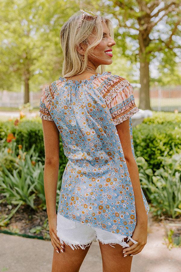 Cute And Coasting Floral Shift Top Product Image