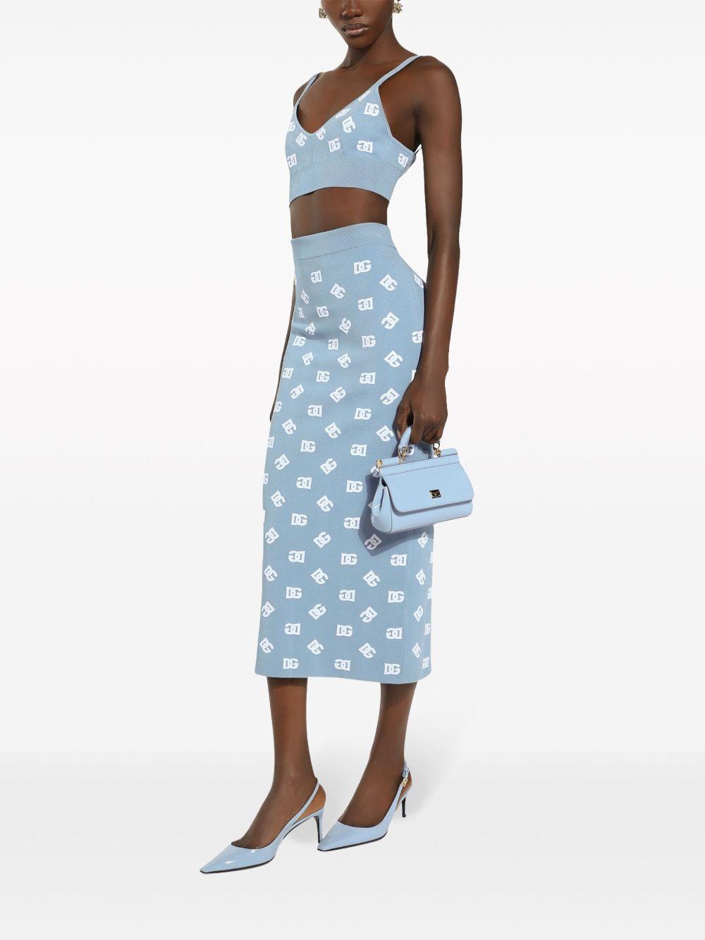 logo embroidered cropped top Product Image