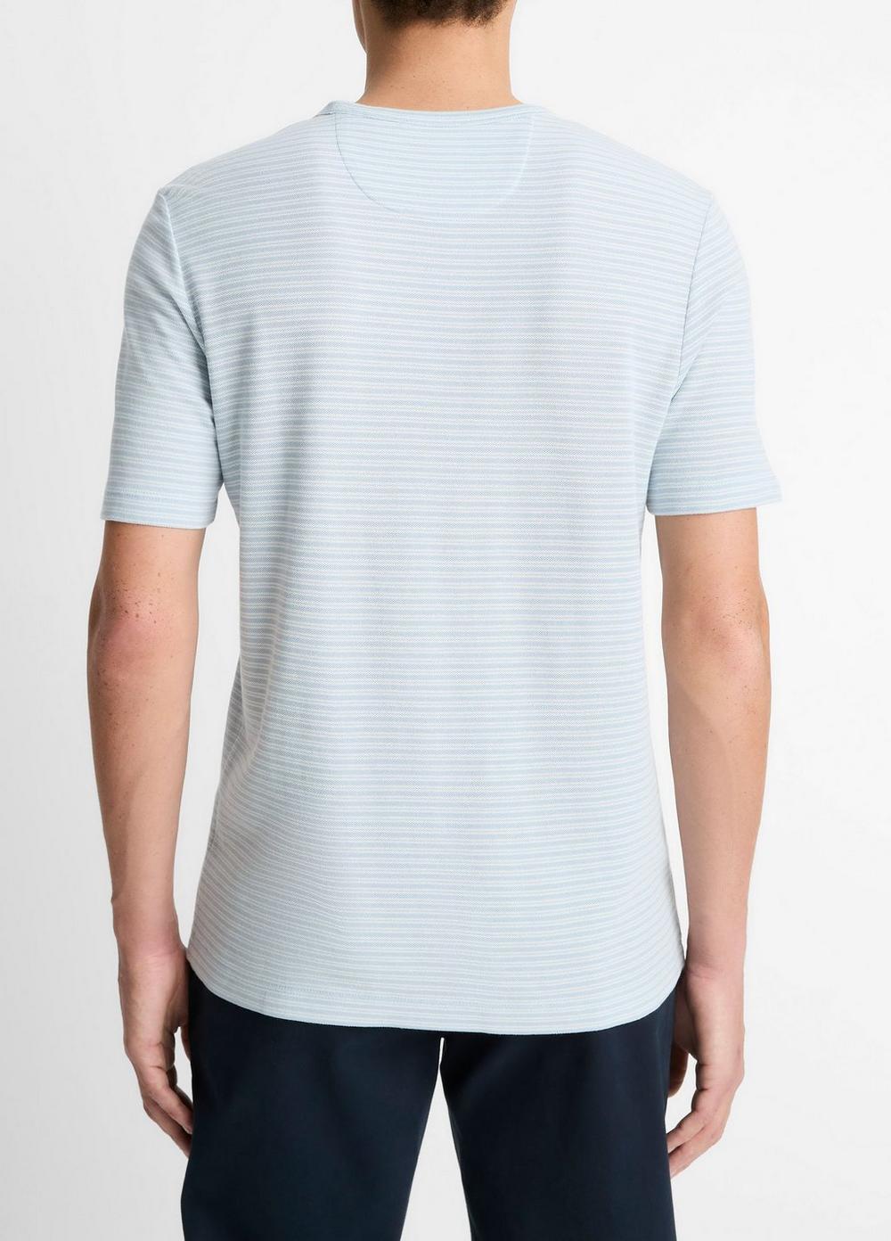 Striped Pima Cotton Piqué T-Shirt Product Image