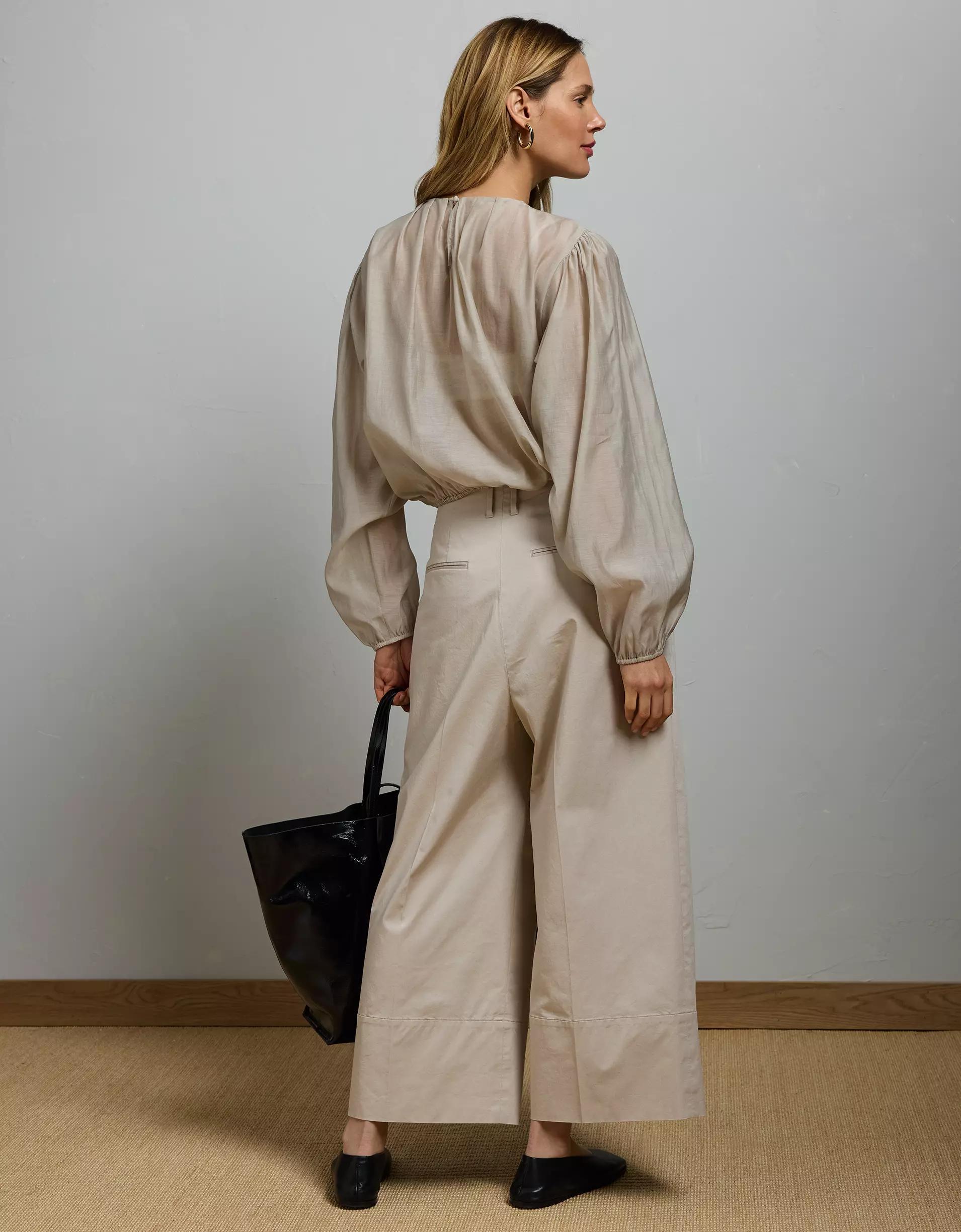 AE77 Premium Bubble Blouse Product Image