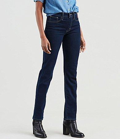 Women's Levi's® 724™ High Rise Straight Jeans, Size: 31(US 12)Small, Cast Shadows Product Image