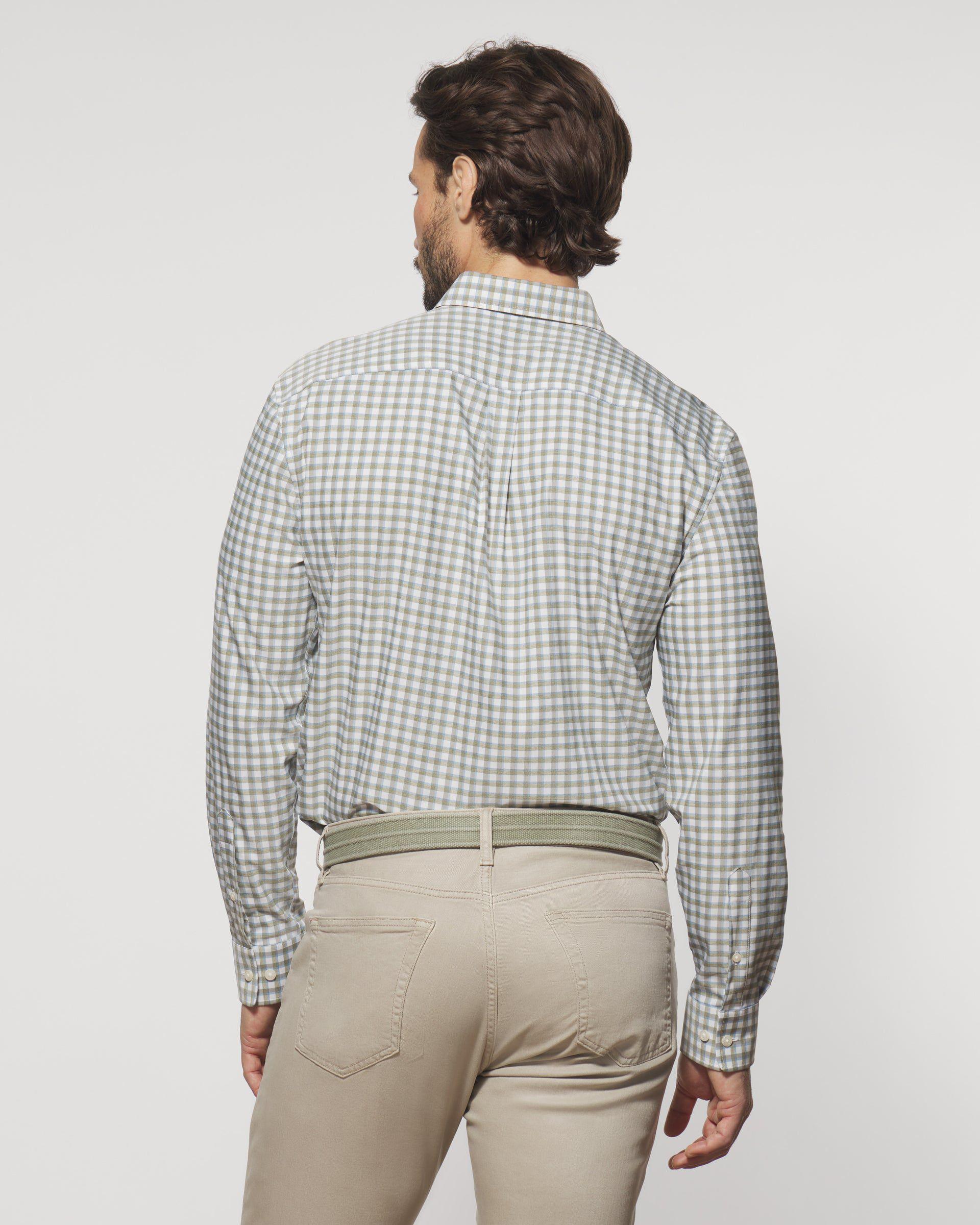 Performance Button Up Shirt - Mead Male Product Image