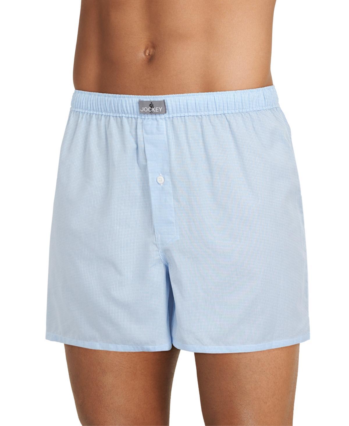 Jockey Mens Relaxed-Fit Cotton Boxers Product Image