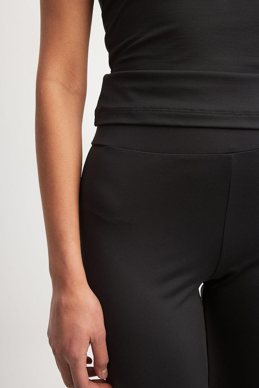 Body Hugging Mid Waist Leggings Product Image