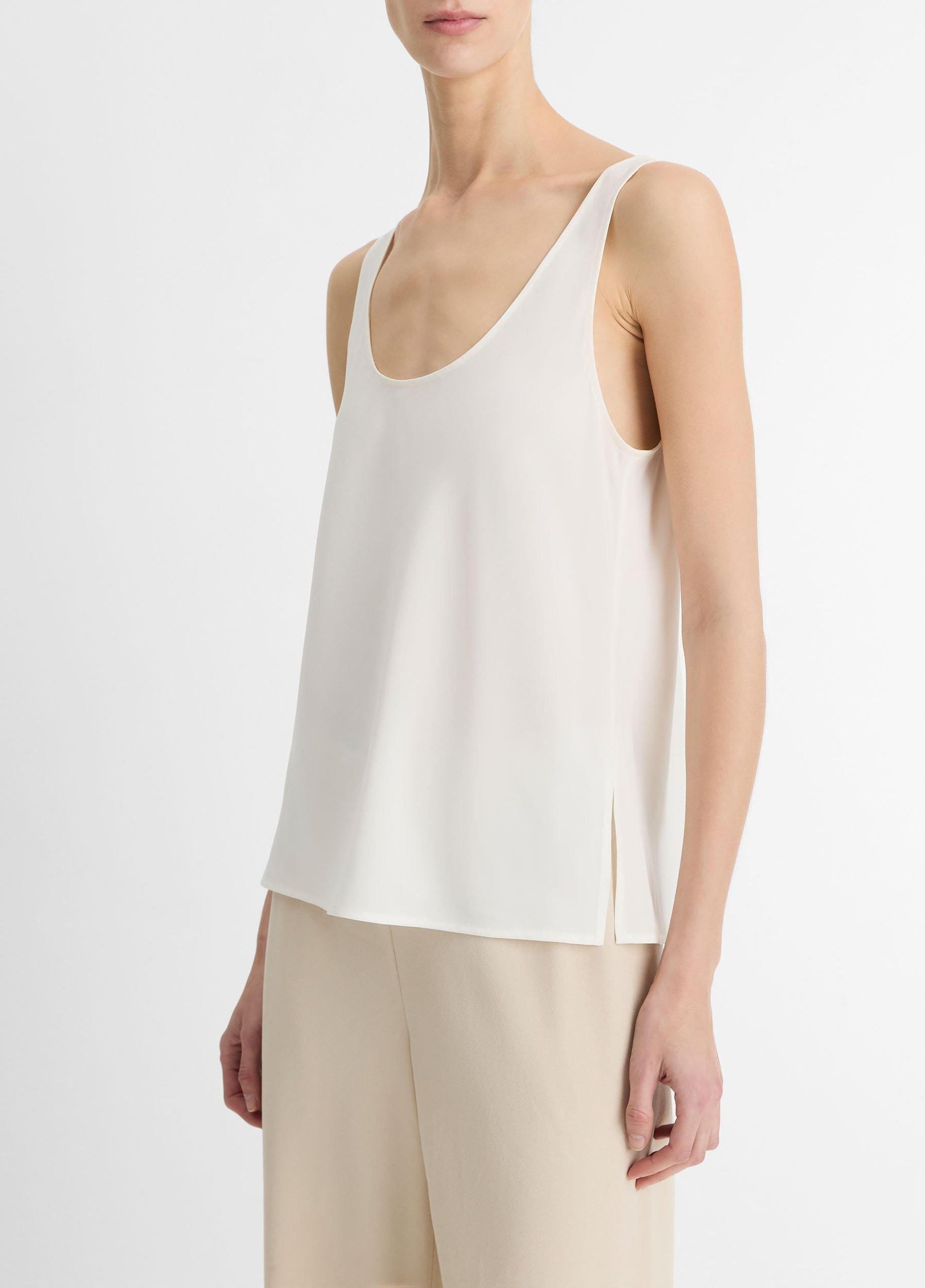 Classic Stretch-Silk Bias Tank Product Image