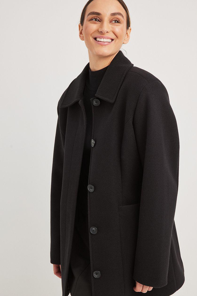Short Sharp Shoulder Coat Product Image
