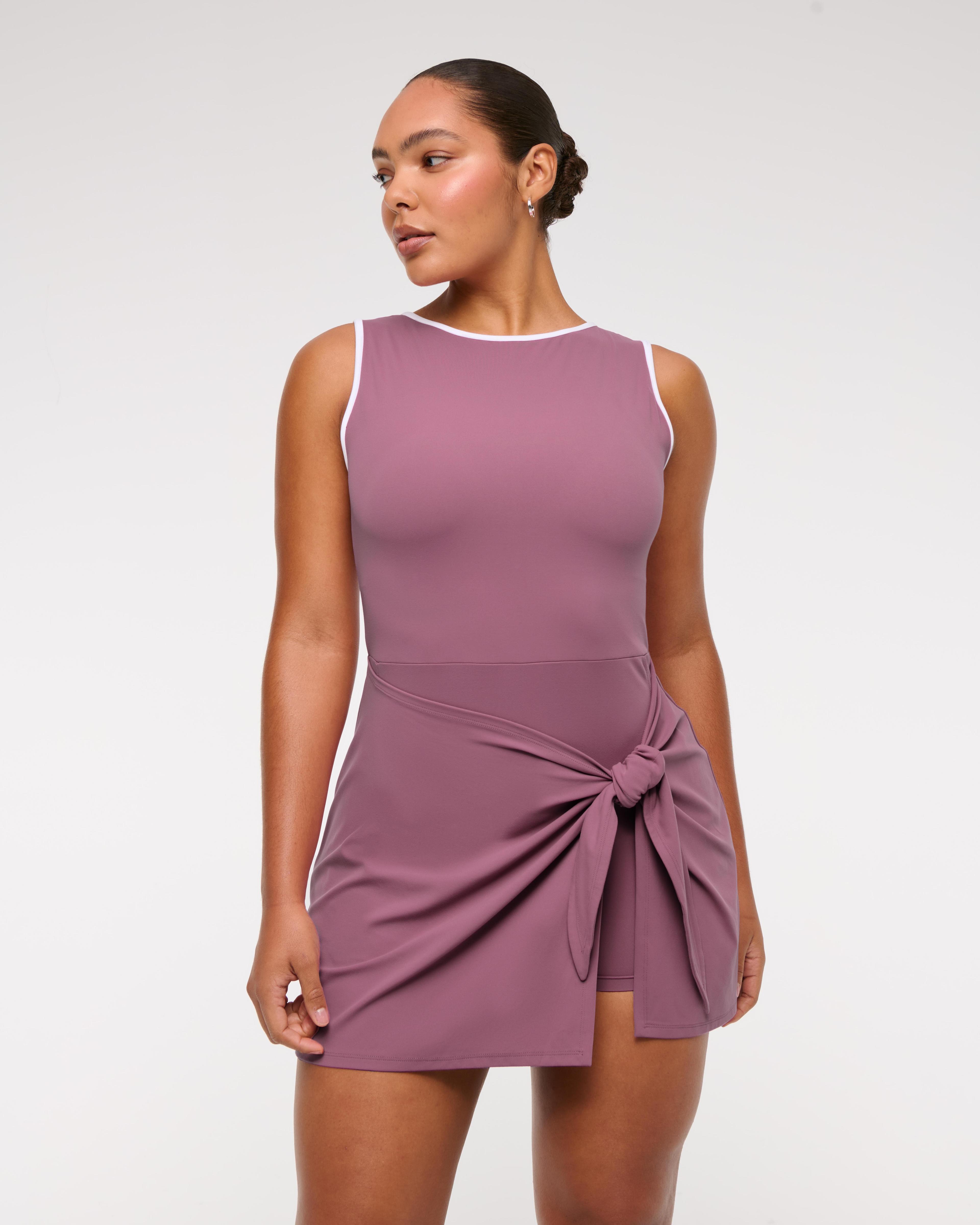 YPB studioFLEX Slash Wrap Mini Dress Product Image