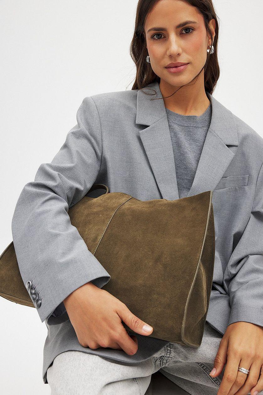 Suede Squared Tote Bag Product Image