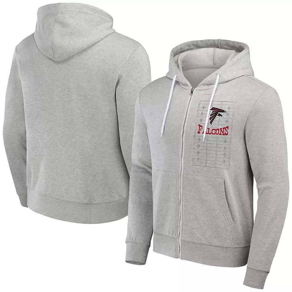 Men's NFL x Darius Rucker Collection by Fanatics Heather Gray Tennessee Titans Domestic Full-Zip Hoodie,  Product Image