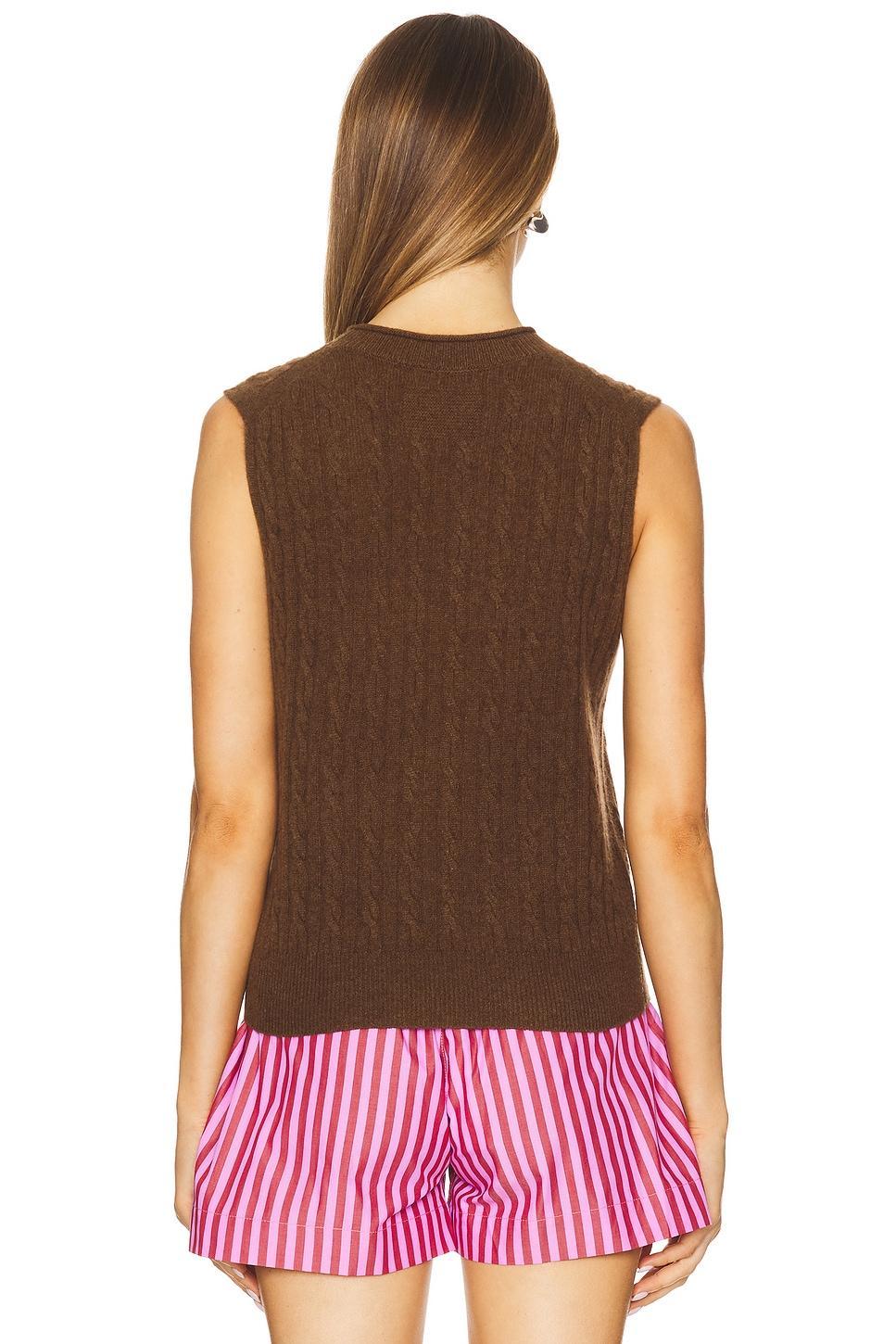 Cashmere Cable Vest Guest In Residence Product Image