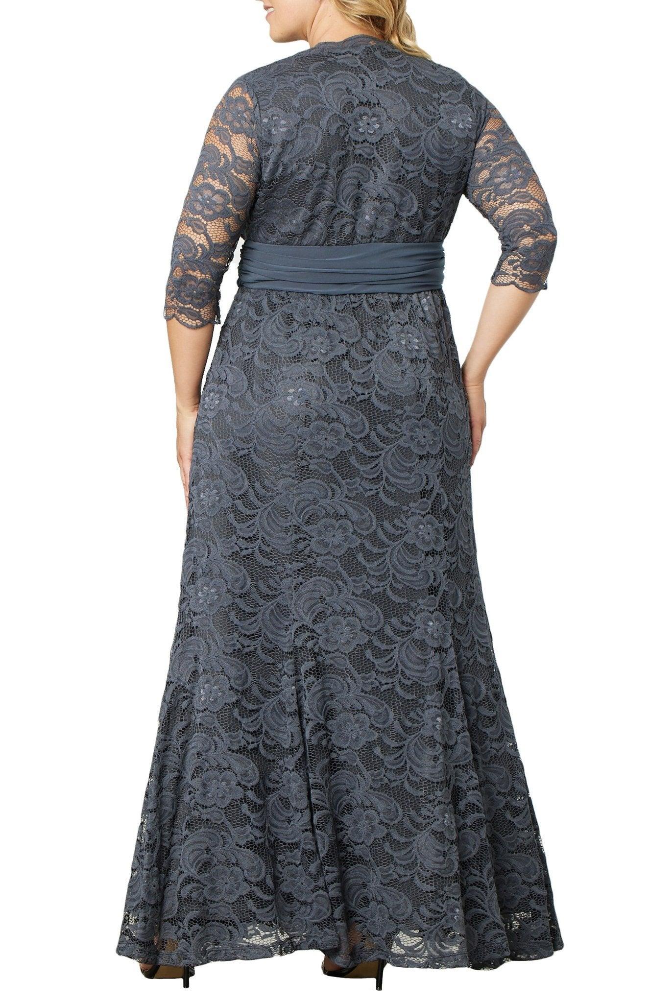 Screen Siren Lace Evening Gown - Plus Product Image