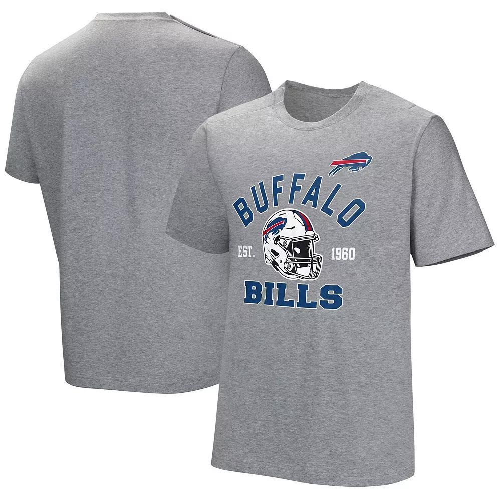 Men's  Gray Buffalo Bills Tackle Adaptive T-Shirt, Size: Large, Grey Product Image