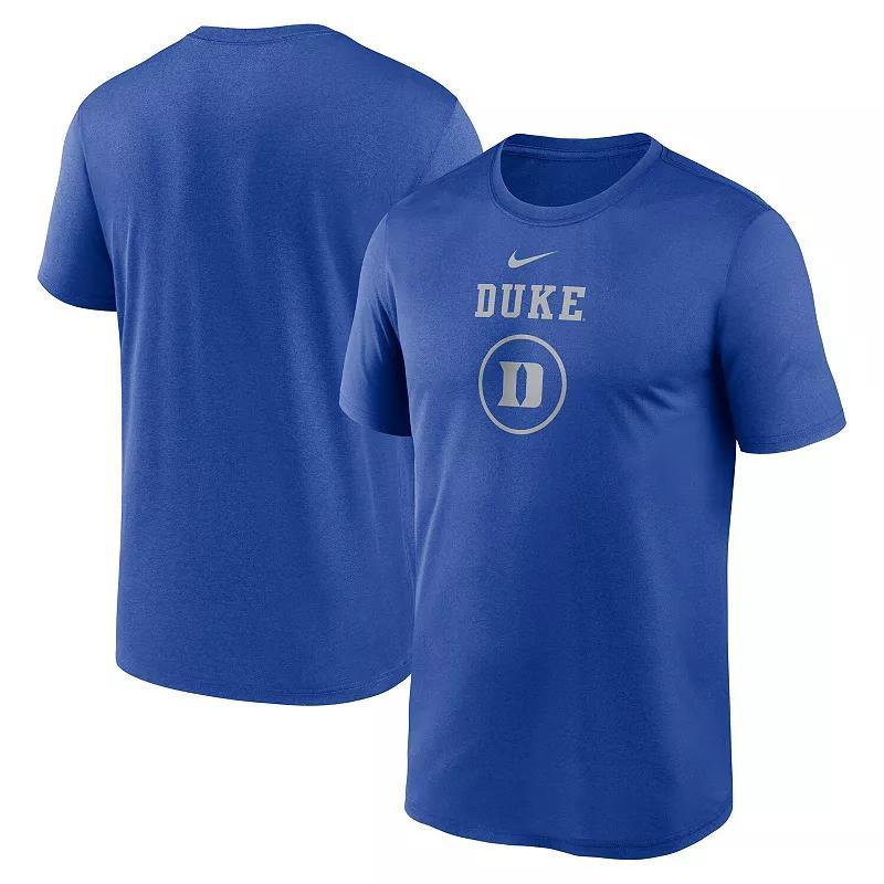 Men's Nike Royal Duke Blue Devils On-Court Basketball Legend Practice Performance T-Shirt,  Product Image