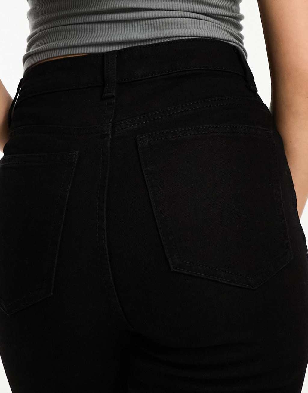 Cotton On stretch mom jeans in black  Product Image