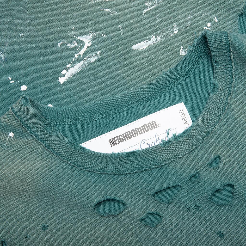 Savage S/S Pocket Crewneck - Green Male Product Image