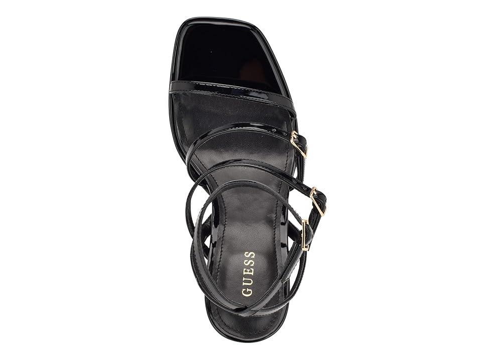 GUESS Yenna Patent) Women's Sandals Product Image