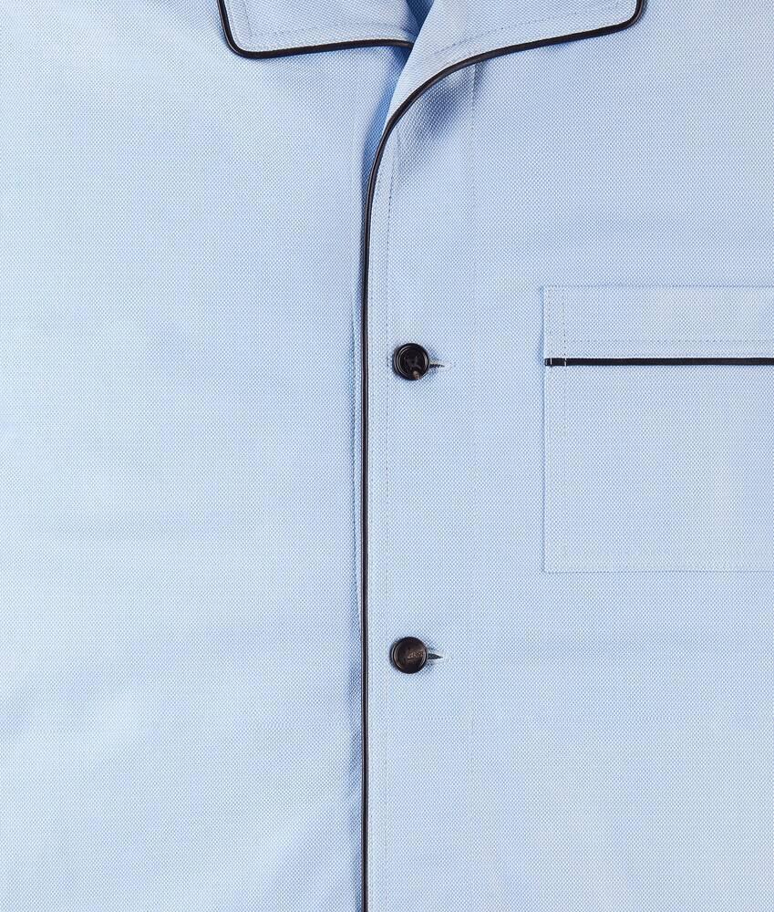 Women's Printed Leather Boxer Shorts in Light blue Product Image