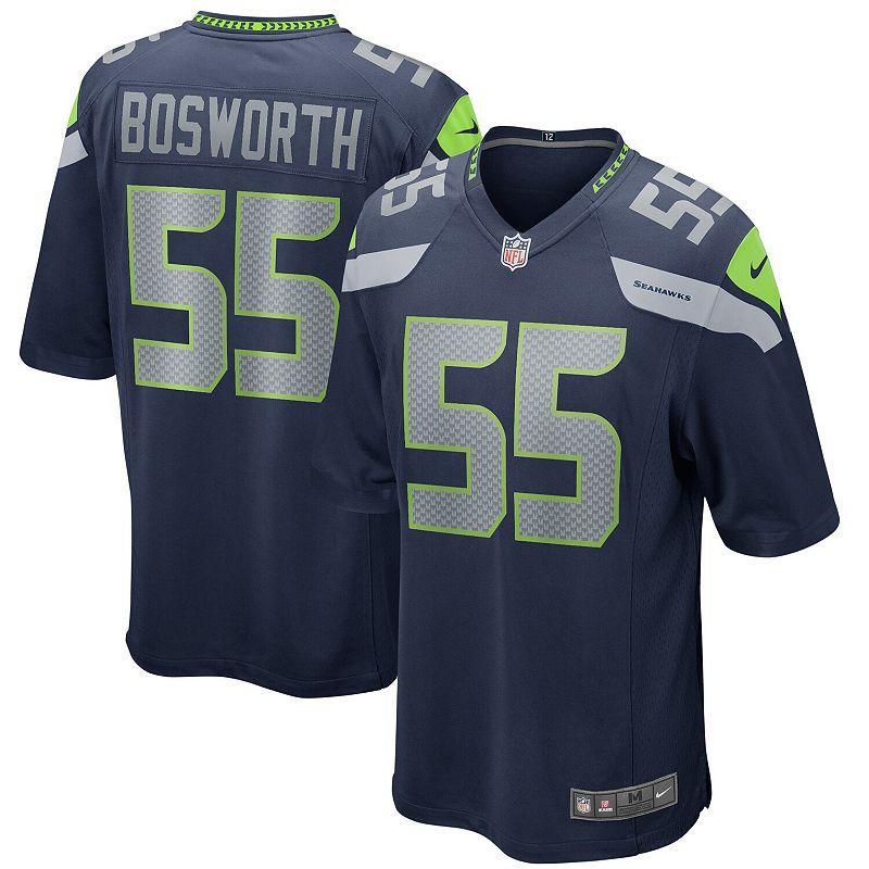 Men's Nike Brian Bosworth College Navy Seattle Seahawks Game Retired Player Jersey, Size: 5XL, Blue Product Image