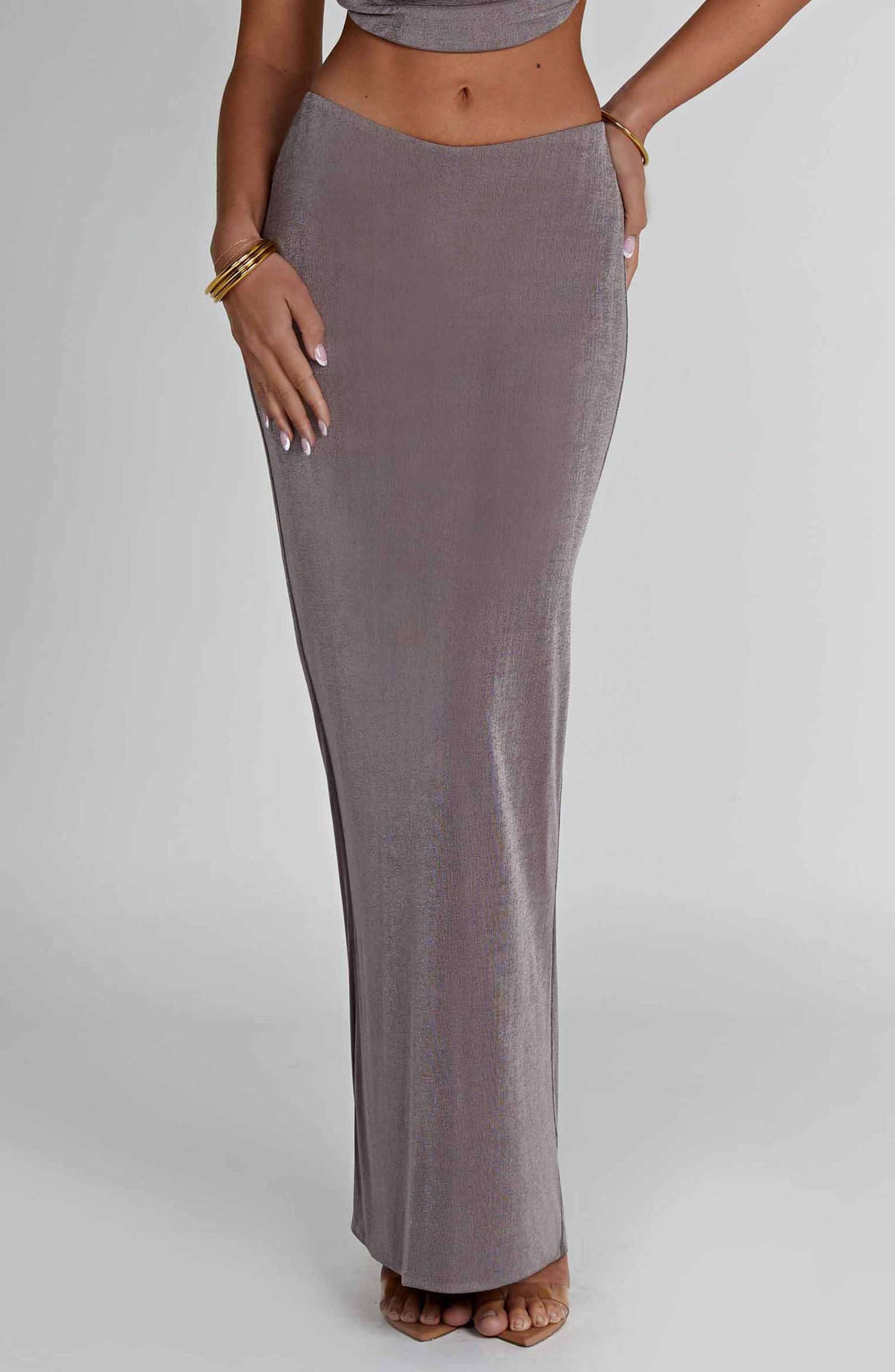 Fifi Maxi Skirt - Charcoal Product Image