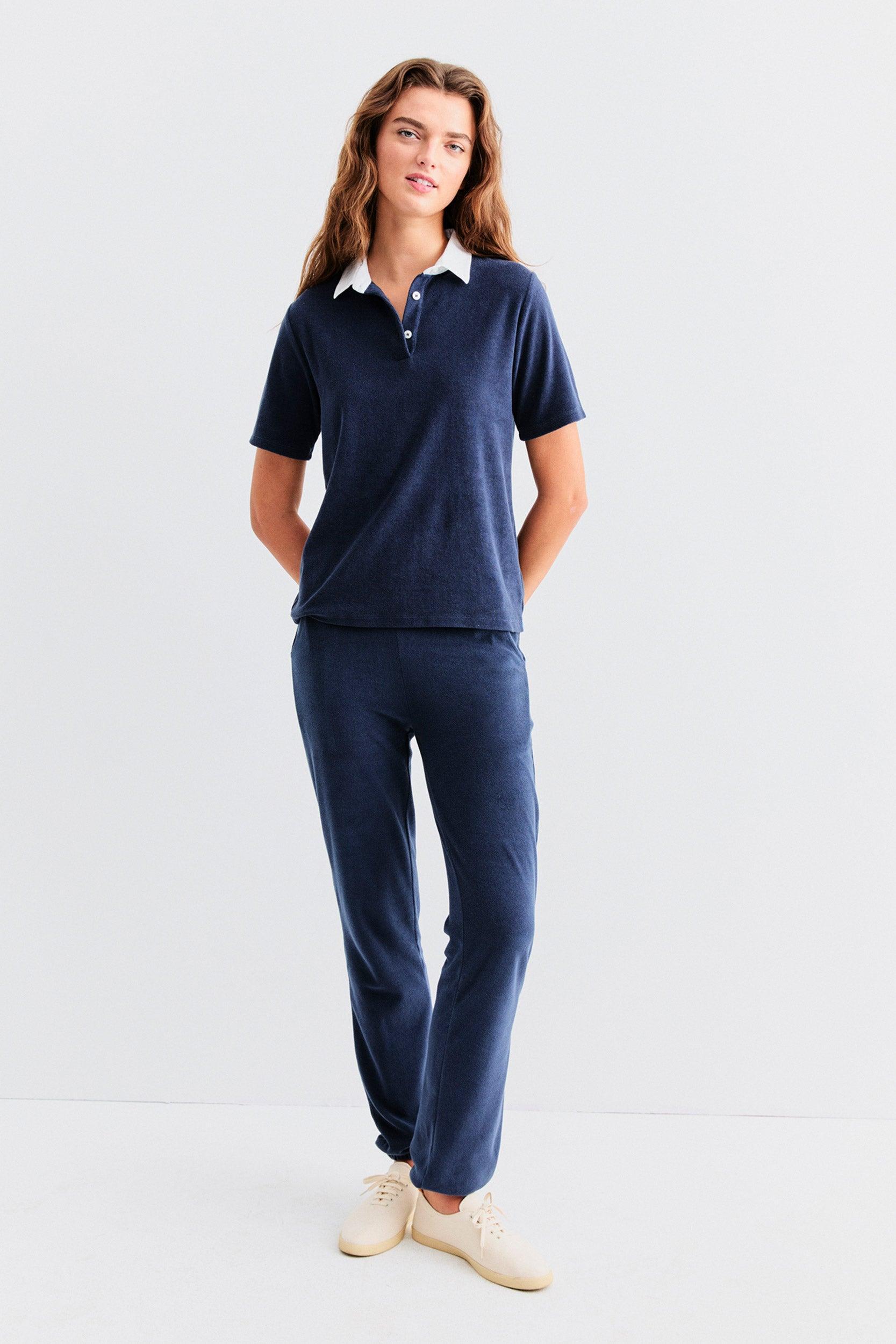 The Terry Sweatpants - Navy Product Image