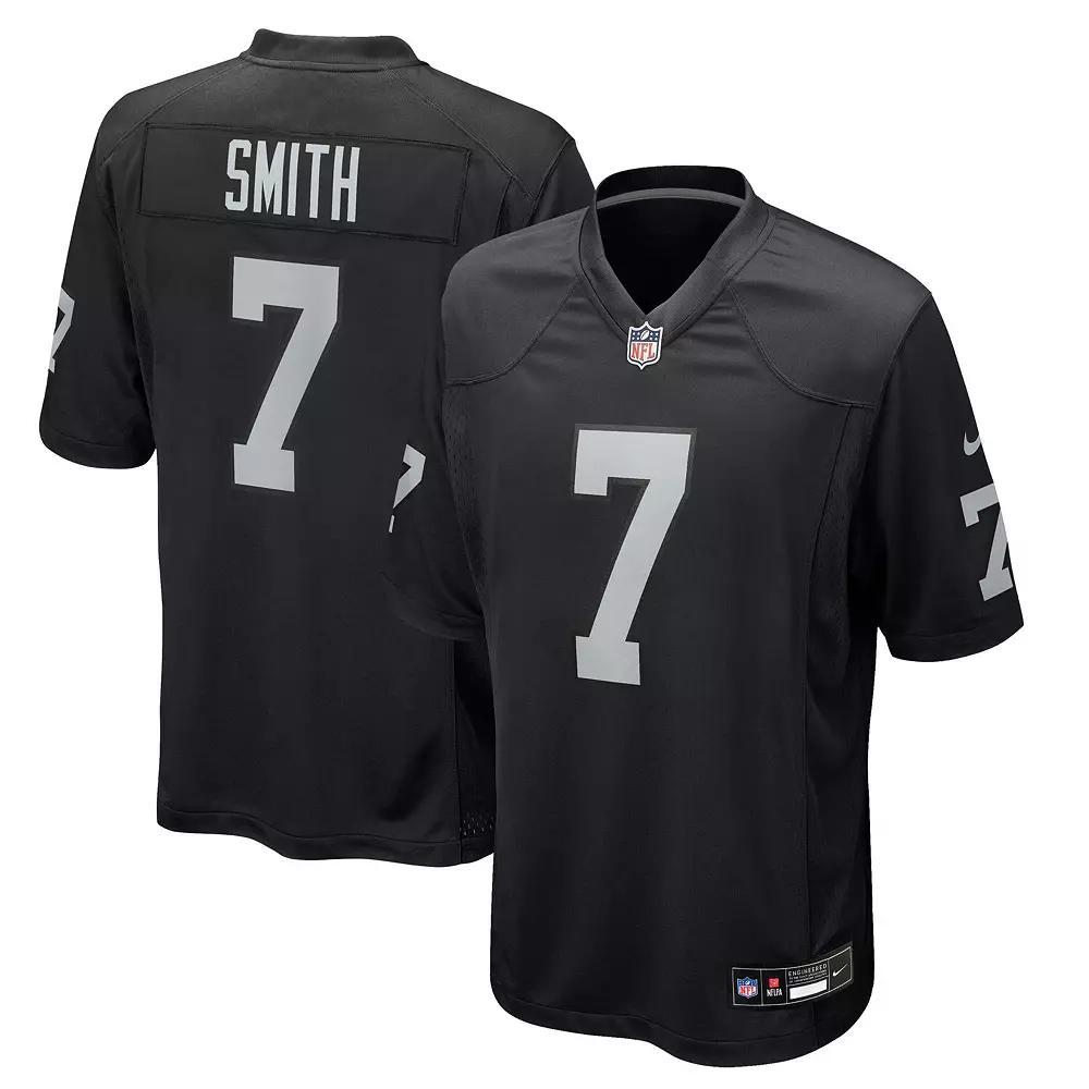 Geno Smith Las Vegas Raiders Nike Mens NFL Game Jersey | 67NMORGH8DF-7S5 Product Image