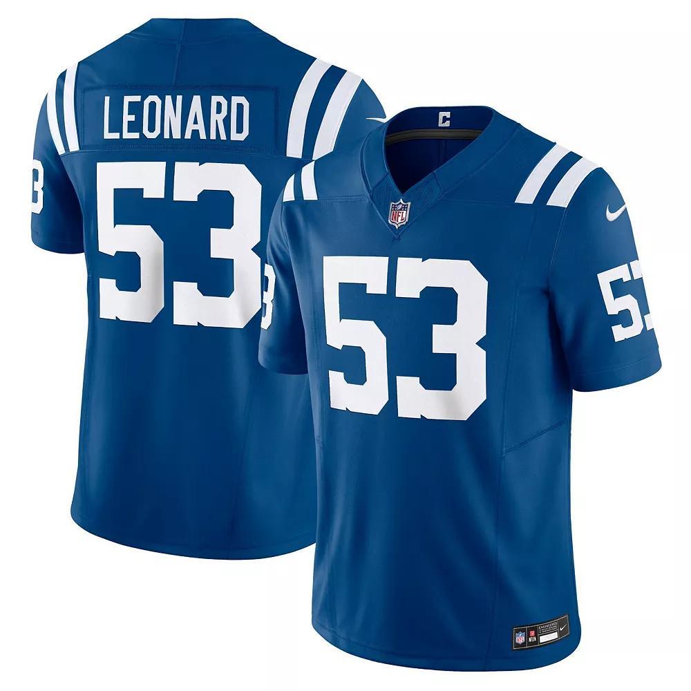 Men's Nike Shaquille Leonard Royal Indianapolis Colts Vapor F.U.S.E. Limited  Jersey, Size: 2XL, Blue Product Image